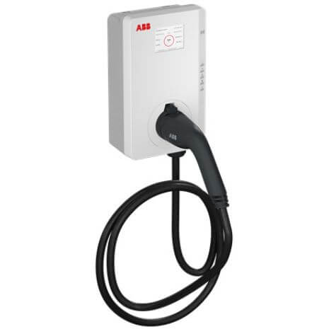 ABB uzlādes stacija Terra AC W22-G5-RD-MC-0, 22kW, 32A, RIFD, 4G, cable 5m